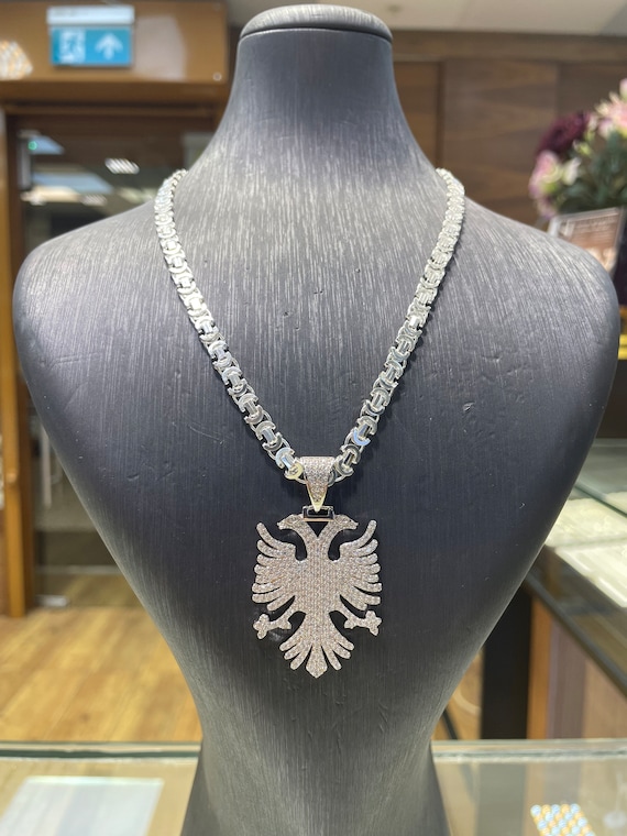Albanian eagle necklace discount