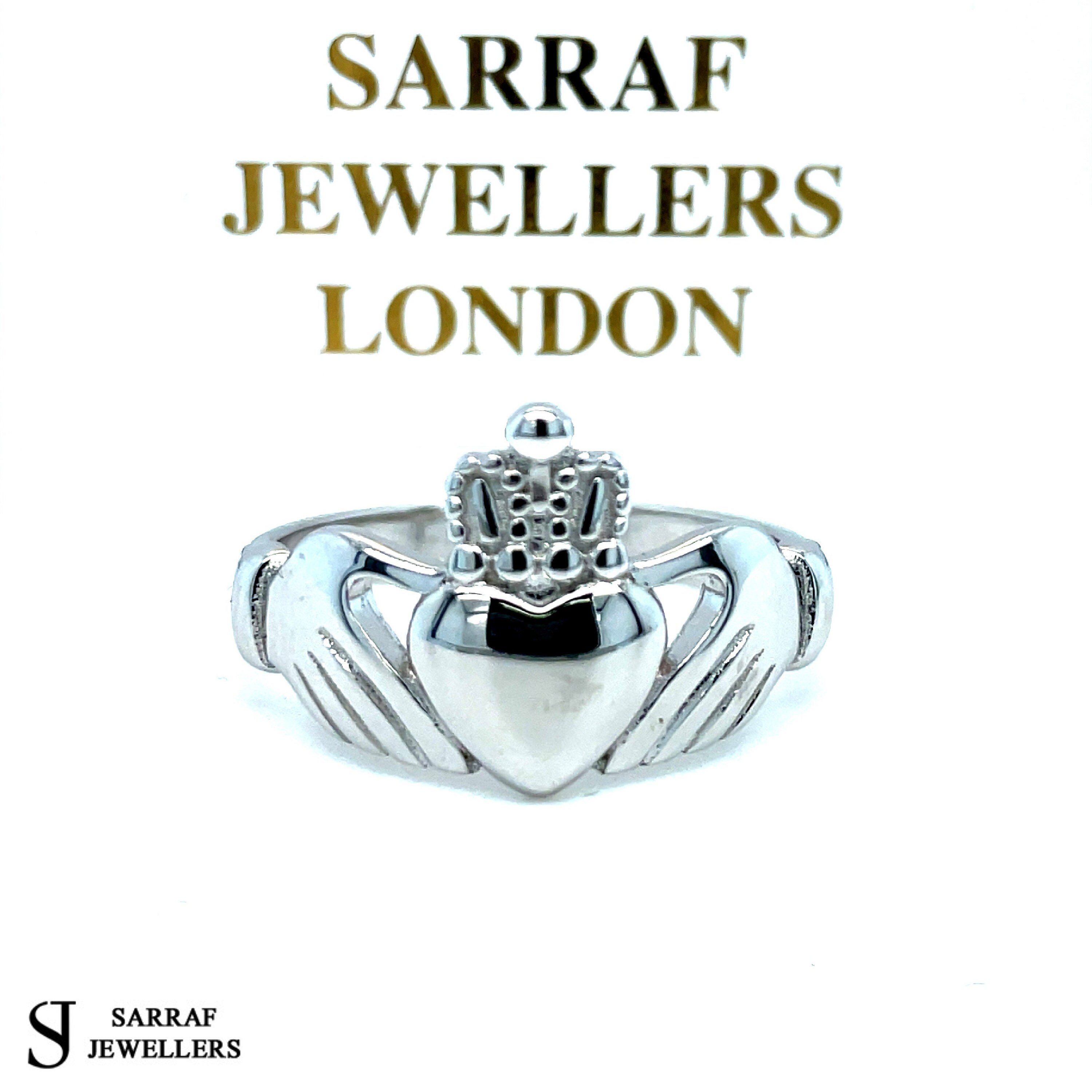 Anello Claddagh In Argento 925, Gioiello Tradizionale Irlandese - Foto 7