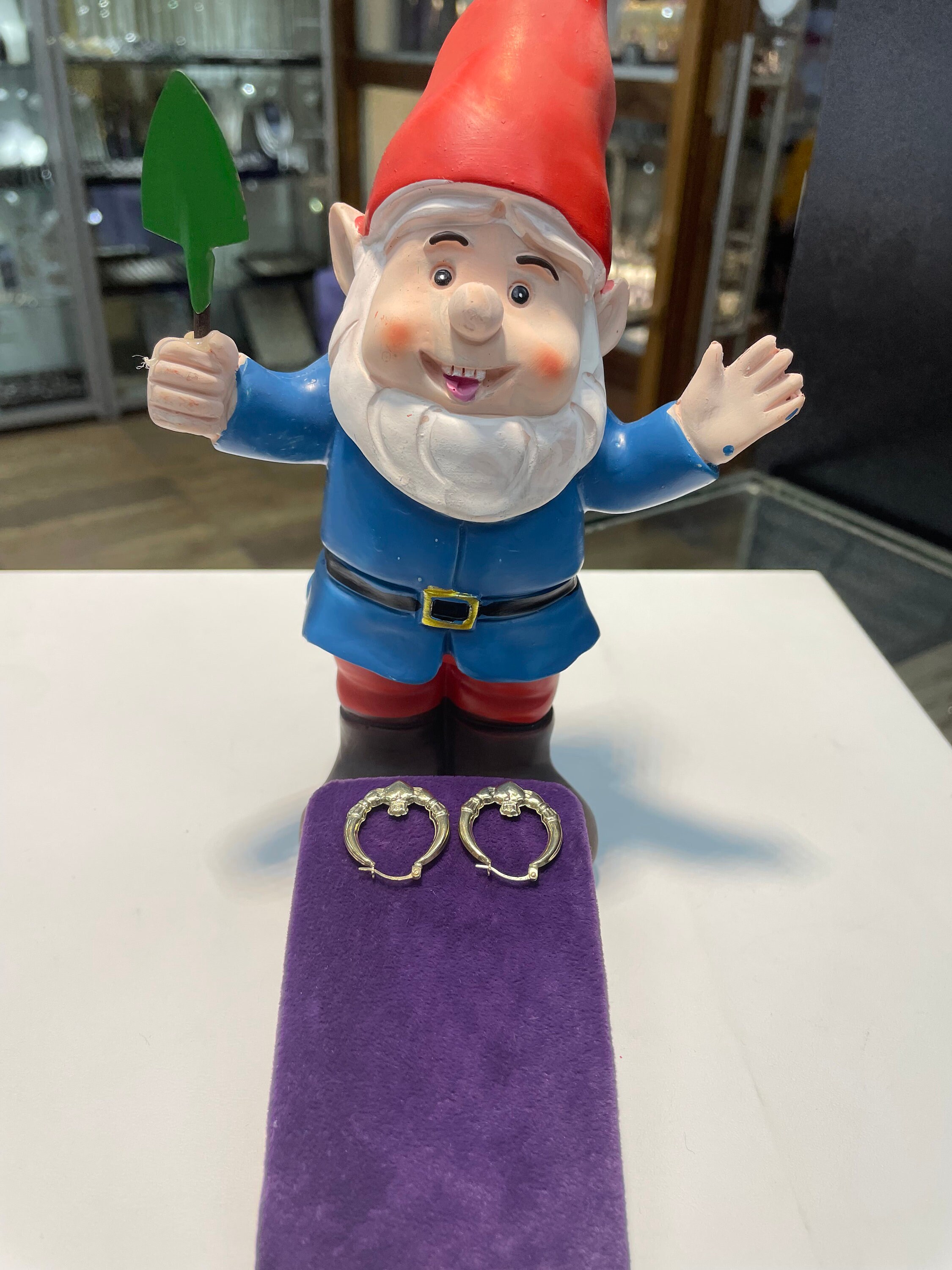 Orecchini Cerchio Oro 18Kt Puntinato - Gioielleria Marchi Carlo - Foto 6