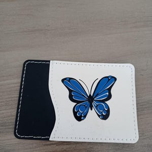 étui carte sublimée papillon