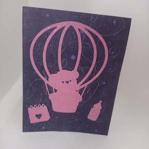 carte naissance ou invitation baby shower