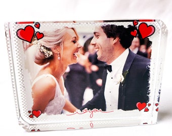 Personalised Photo Block With a Picture