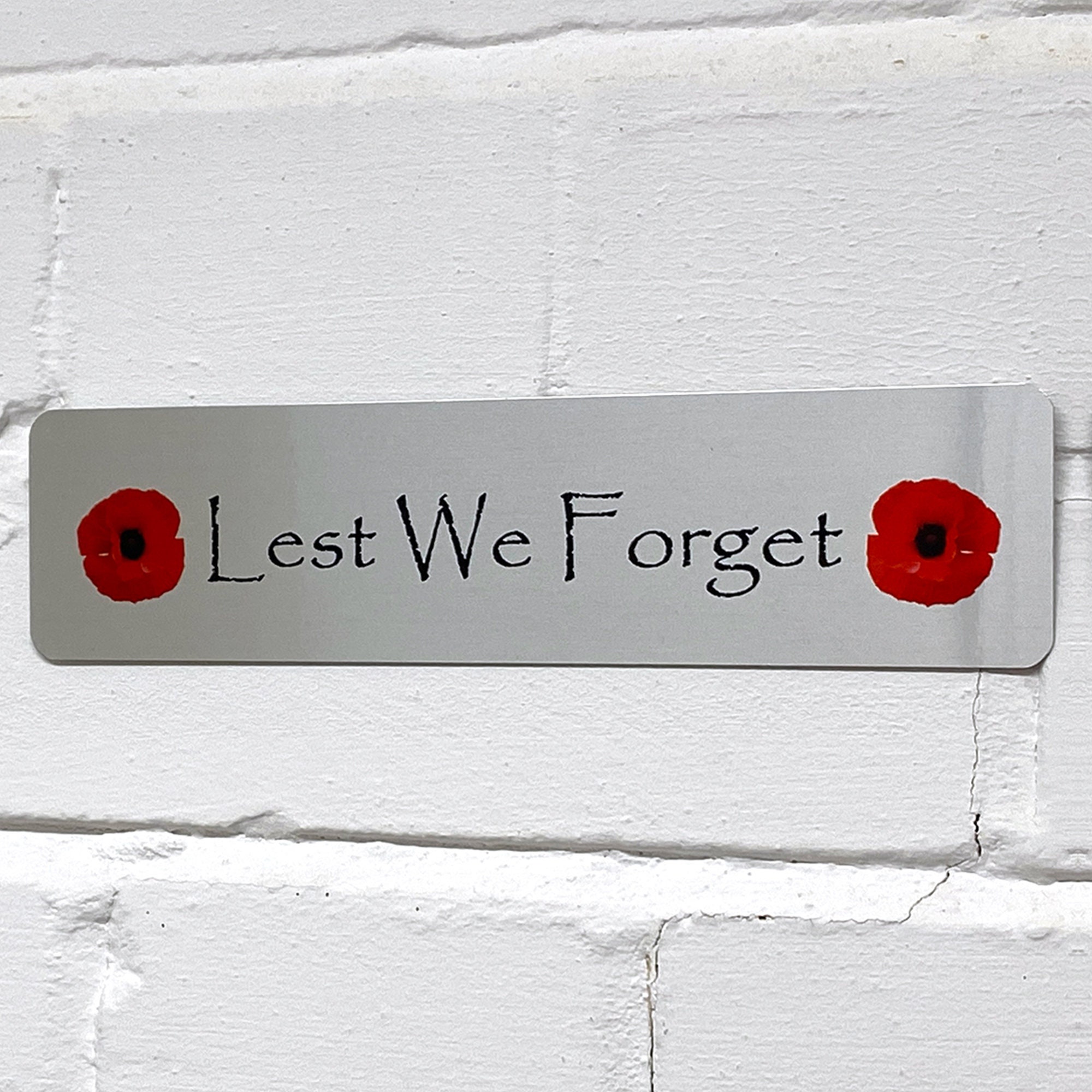 Metal Mirror Plaque Military Poppy Mirror Plaque Wall Art Etsy UK