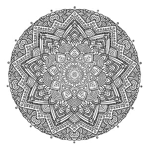 Anti-Stress Coloring Sheet for Adults