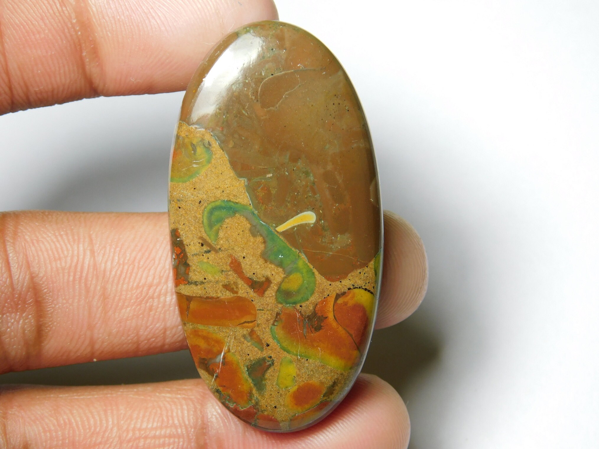 Very Best & Quality Flower jasper Cabochons Etsy