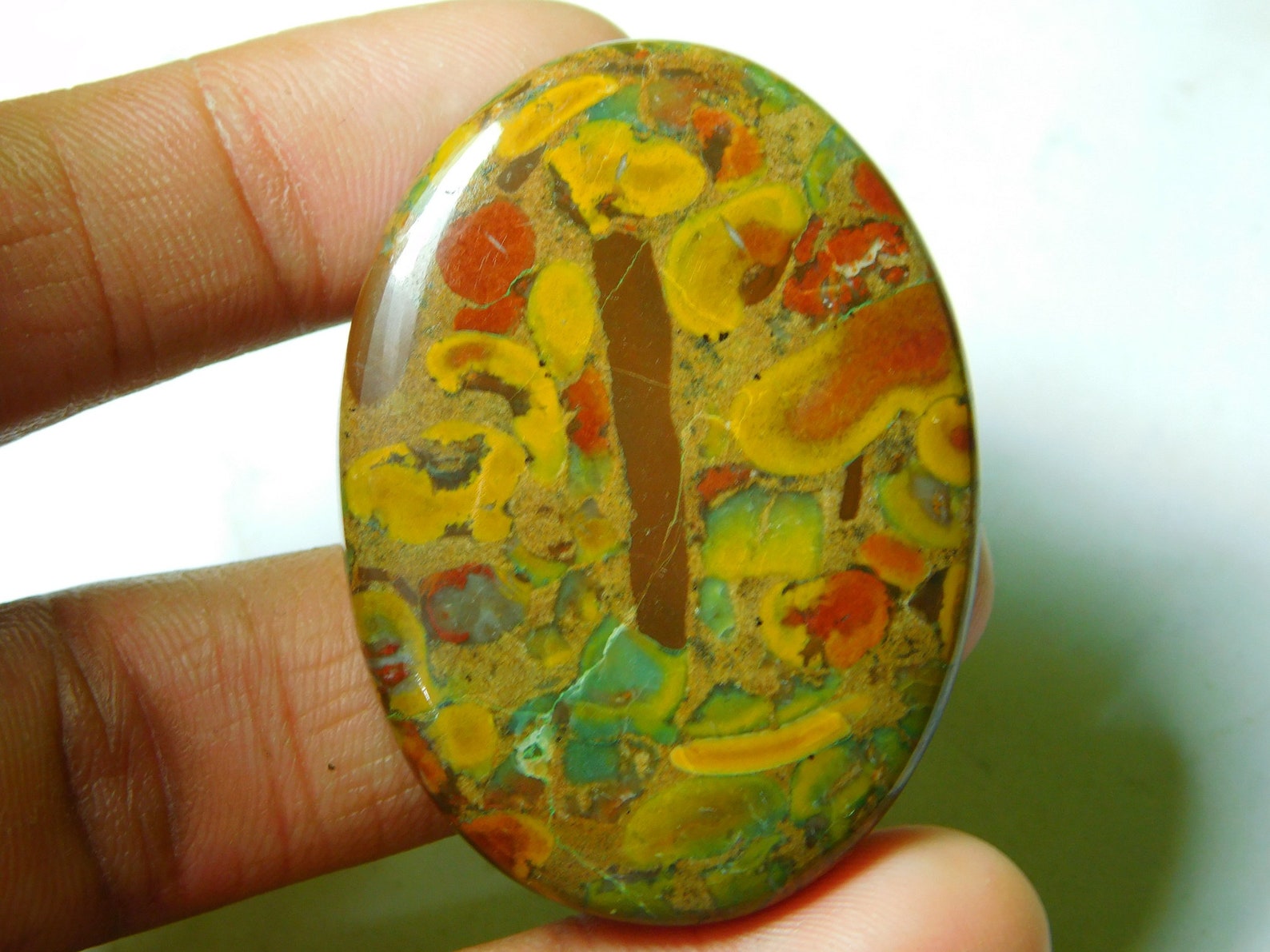 Very Best & Quality Flower jasper Cabochons Etsy