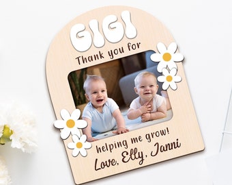 Custom Baby Photo Fridge Magnets, Birthday Gift for Mom Grandma Nana, Mother's Day Gift, Grandma Photo Magnet, Grandparents Gift from Kids