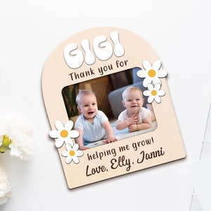 Custom Baby Photo Fridge Magnets, Birthday Gift for Mom Grandma Nana, Mother's Day Gift, Grandma Photo Magnet, Grandparents Gift from Kids