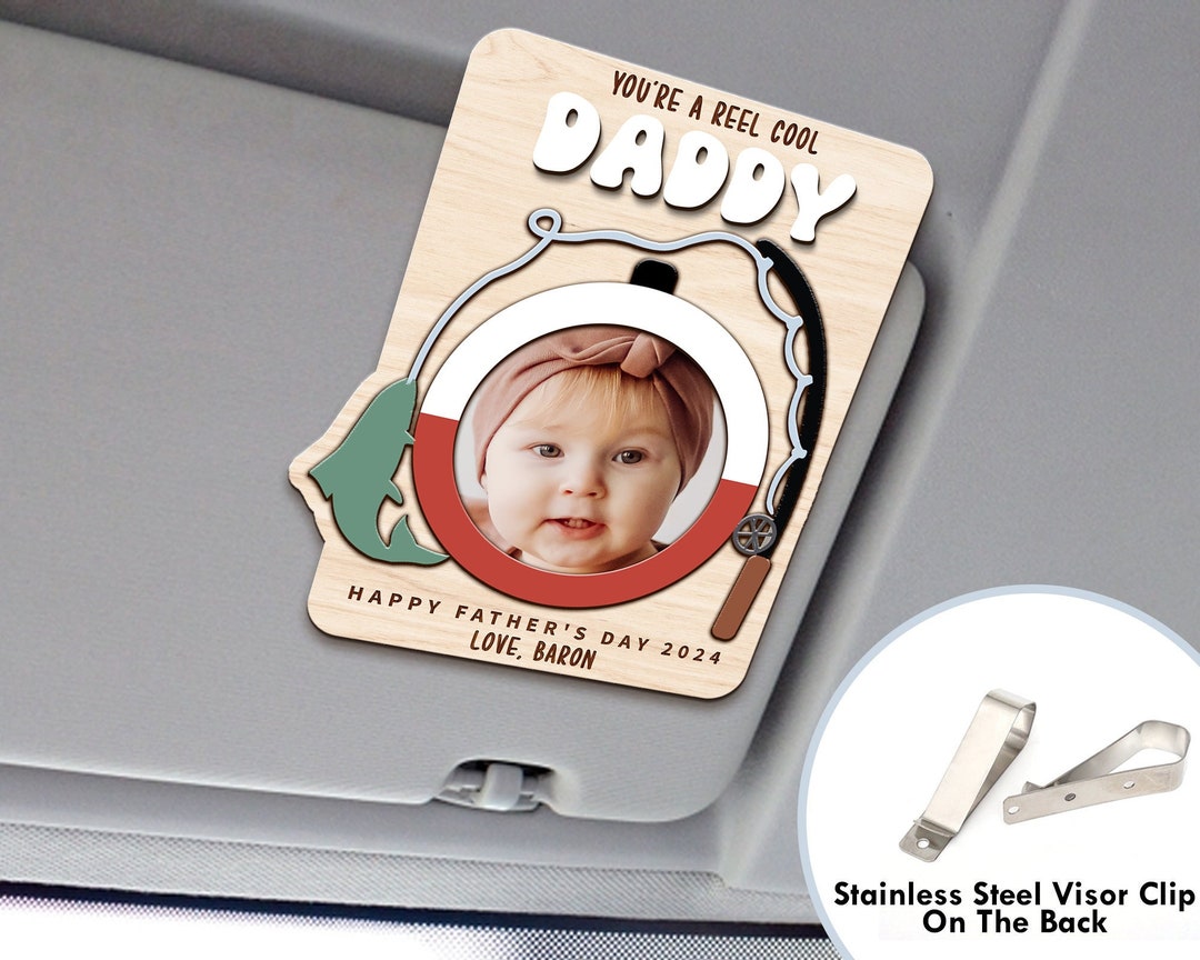20 Pcs Personalized Photo Car Visor Clip Bulk Wooden Sun - View #10