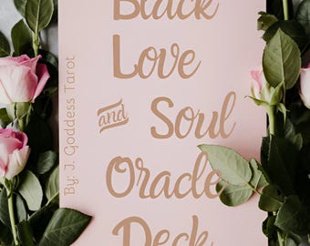 Black Love & Soul Oracle Deck by J. Goddess Tarot ~ Tarot Deck Oracle Deck Love Oracle