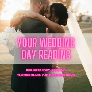 LECTURA DEL DÍA DE LA BODA - Lectura de llamas gemelas Lectura de cartas míticas del tarot Lectura de encantamientos Lectura de oráculos Lectura de videos Lectura del tarot Amor Boda