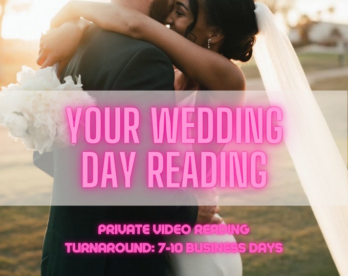 Featured listing image: WEDDING DAY READING - Twin Flame Reading Mythic Tarot Card Charm Reading Oracle Reading Video Reading Tarot Reading Love Wedding