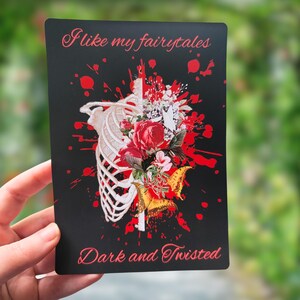 Dark Romantasy Kindle Insert: Twisted Fairytales, Holographic or Matte