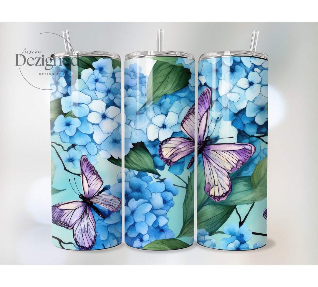 Seamless Floral Tumbler Wrap PNG Sublimation Design, Instant Digital ...