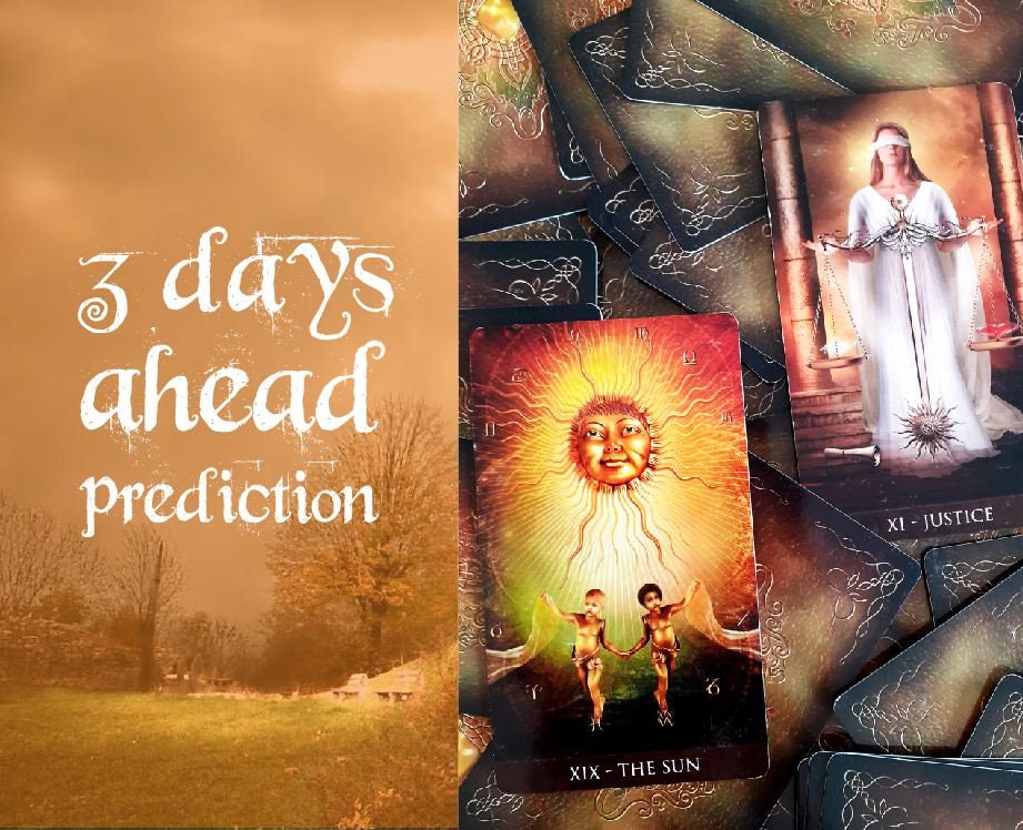 Prédiction 3 Jours à L'avance/Jour Même/Tarot/Oracles/Divination