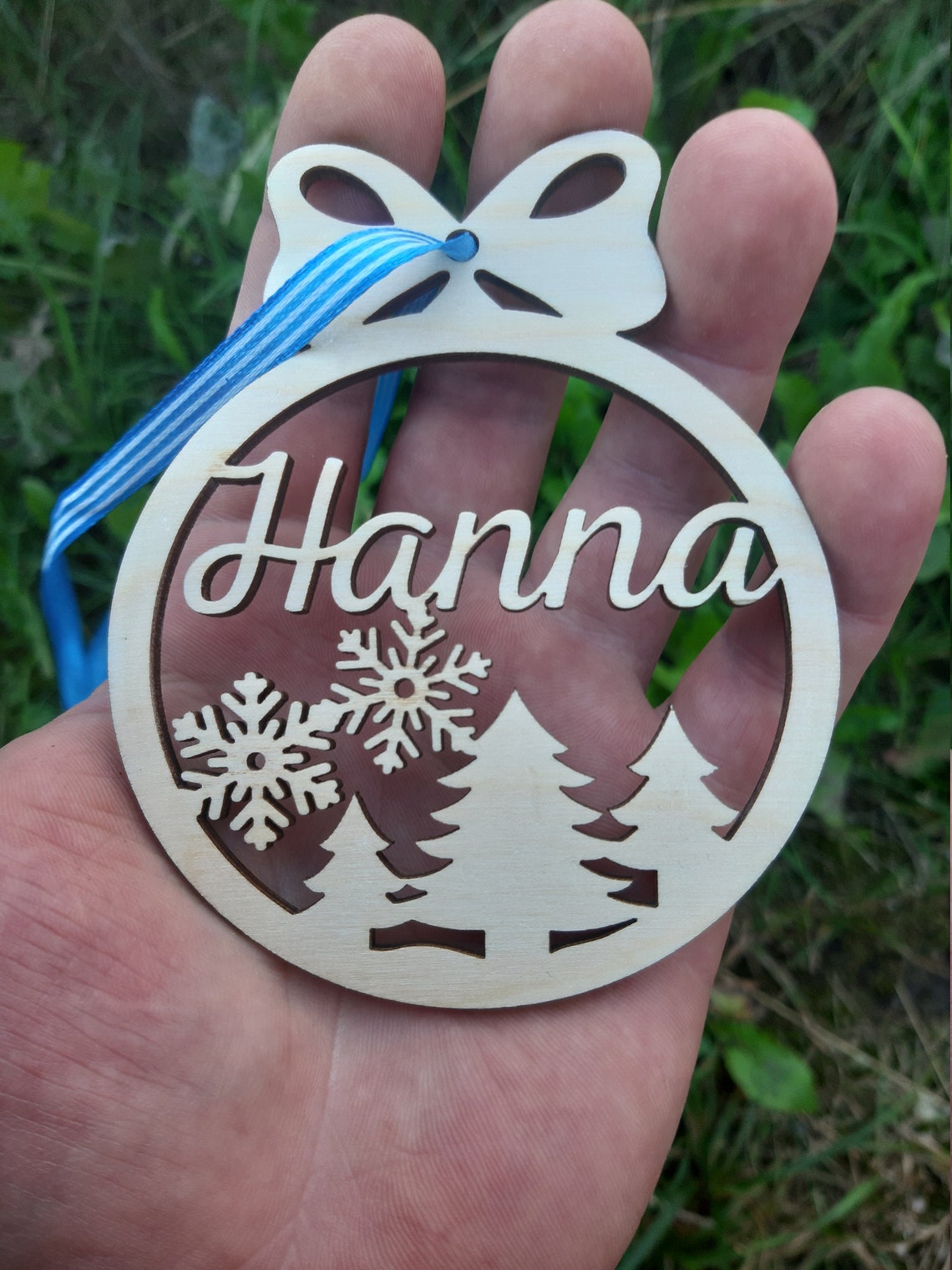 Christmas Name Decorations Personalised Choose Your Own Name  Etsy UK