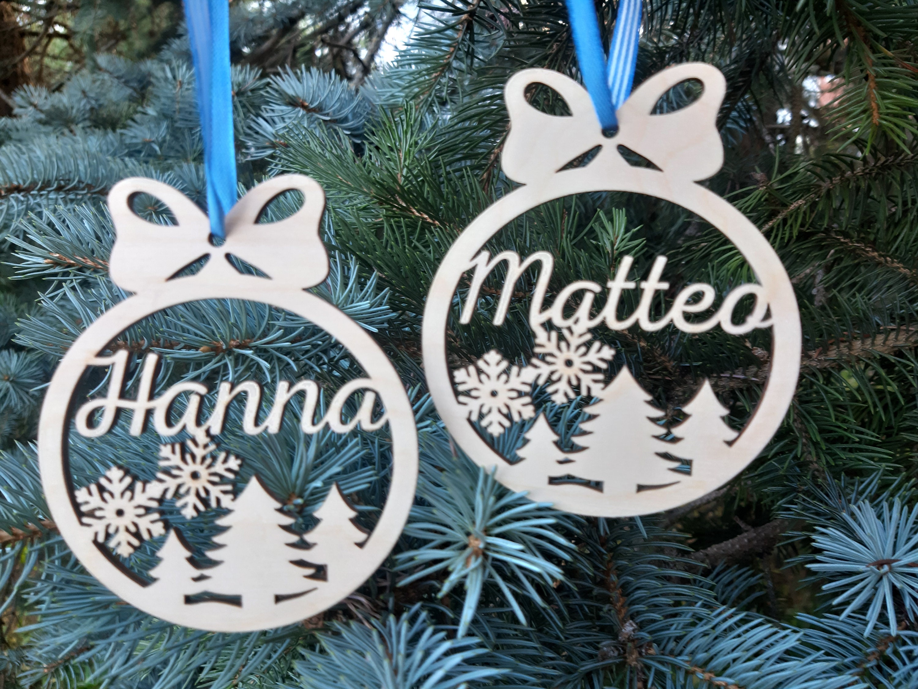 Christmas Name Decorations Personalised Choose Your Own Name  Etsy UK