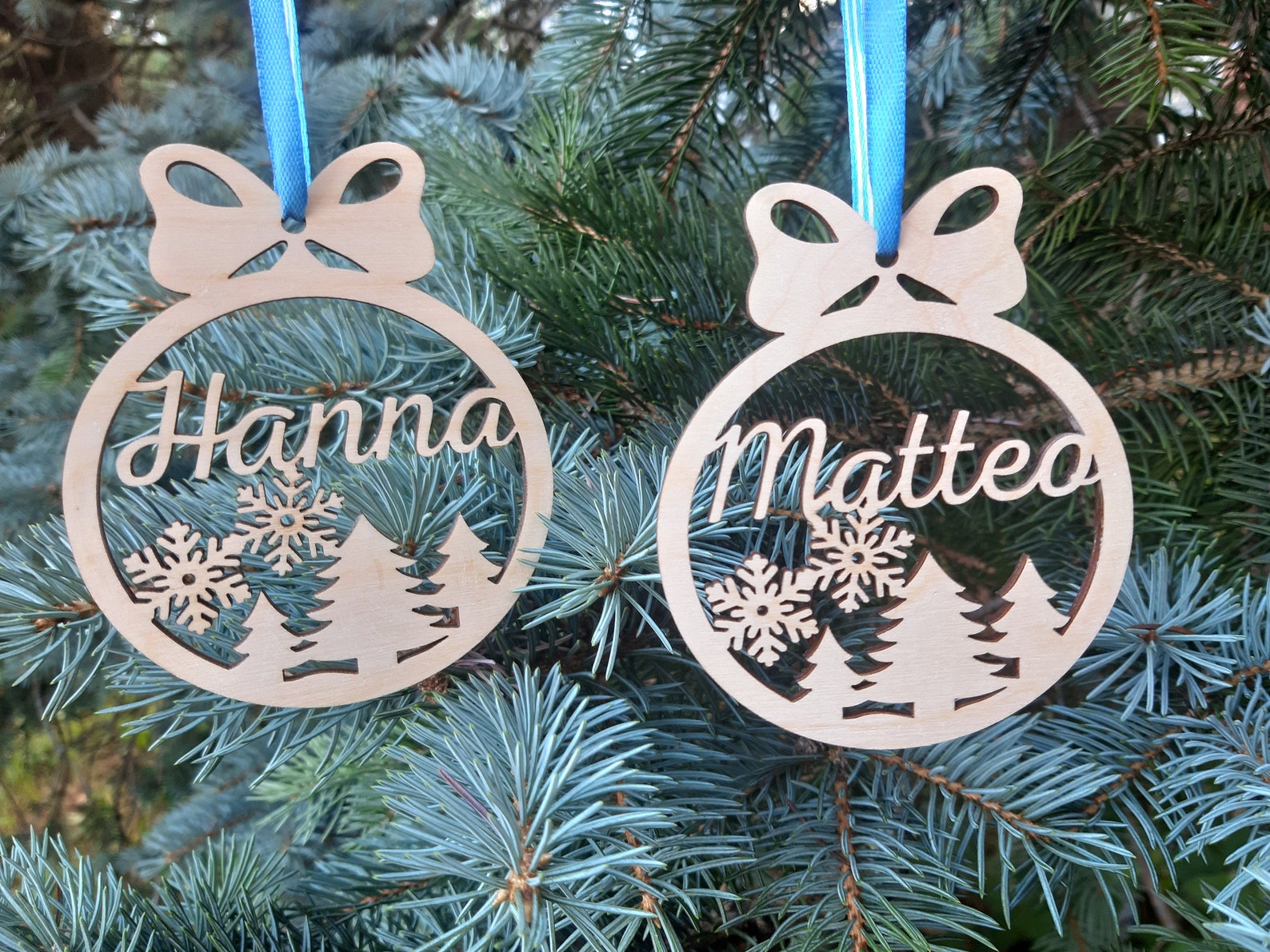 Christmas Name Decorations Personalised Choose Your Own Name  Etsy UK