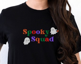 Spooky squad T-Shirt, Spooky Vibe Shirt, Halloween T-shirt, Cool Halloween shirt, Funny Halloween shirt, Halloween Tee, nurse squad shirt