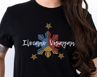 Filipino shirt, Ilocano shirt, Ilocano, Visayan shirt, Visayan, pinoy shirt, pinay shirt, filipino american, filipino pride shirt, filipino