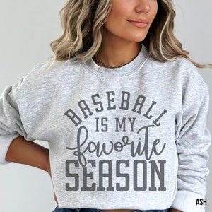 Sport mom sweatshirt, Baseball lover sweater, Sports mama sweater, Baseball is my favorite season sweater, custom baseball mom sweater