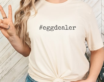 Chemise de marchand d'oeufs, chemise de poulet drôle, chemise de maman de poulet, chemise de famille de ferme, chemise de ferme, tee-shirt de poulet, chemise de papa de fermier, soutien tee local
