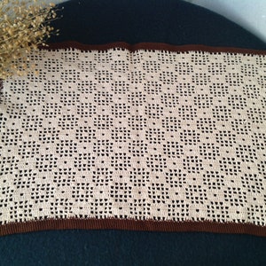 Tischset Mittelstück Haken Vintage 32 X 47 cm
