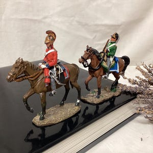 Delprado Collection Trooper en officier miniatuur stalen beeldjes