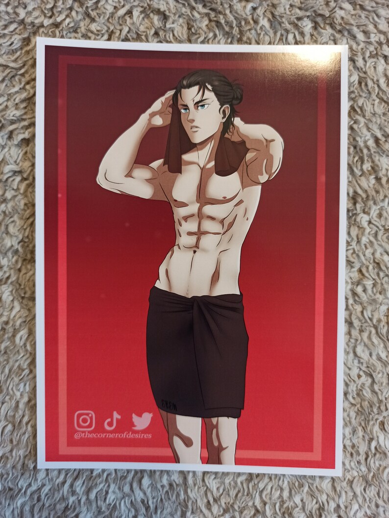 Eren Jaeger Prints Attack on Titan Shingeki No Kyojin Manga - Etsy