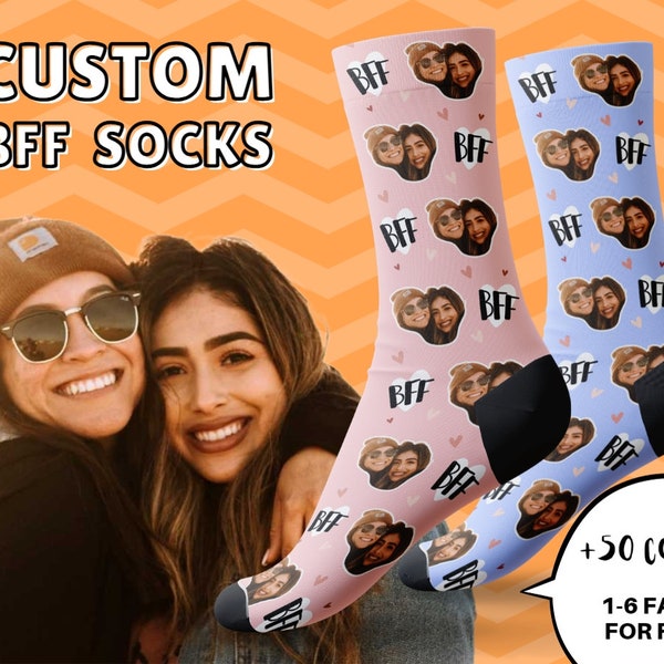 Socks for Best Friend Etsy