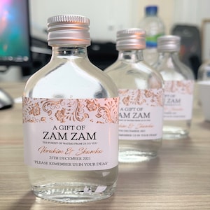 zam zam sticker, zam zam water, zam zam water bottle sticker, favour sticker