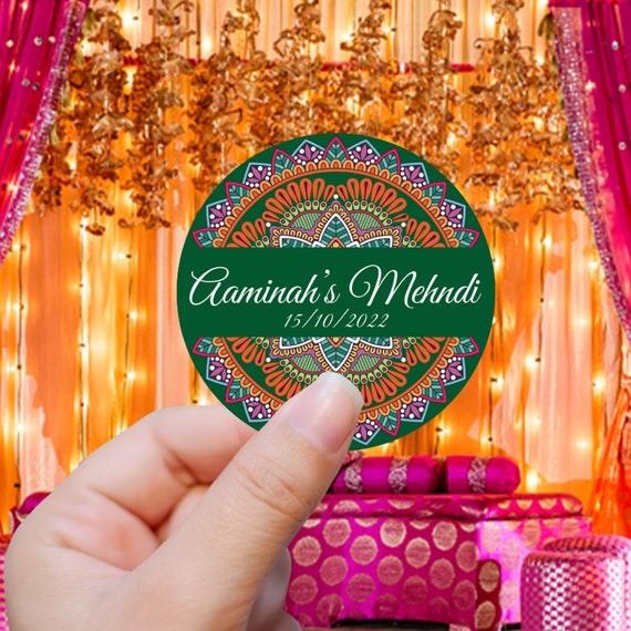 Wedding Stickers Nikkah Stickers Wedding Favour Stickers Etsy