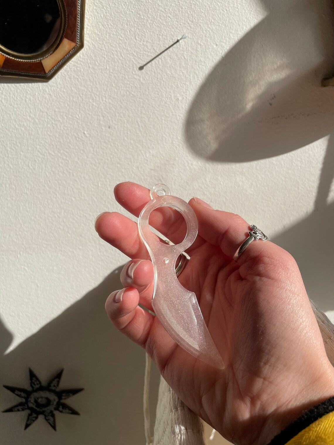 Keychain resin art Etsy