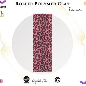 OBJ file POLYMER CLAY FABRIC TEXTURE ROLLER 🍪・3D printable model to  download・Cults