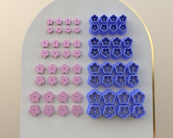 Polymer Clay Multi cutter/ 8 cutter guide/ 4 size *2 version cut/Digital .STL File * File For Use In A 3D Printer