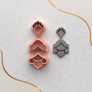 VIP ZONE EULITEC/Polymer Clay Cutter/Hanging Flower Elegance: Print In 4 Sizes And 3 Cutting Versions With This Digital File