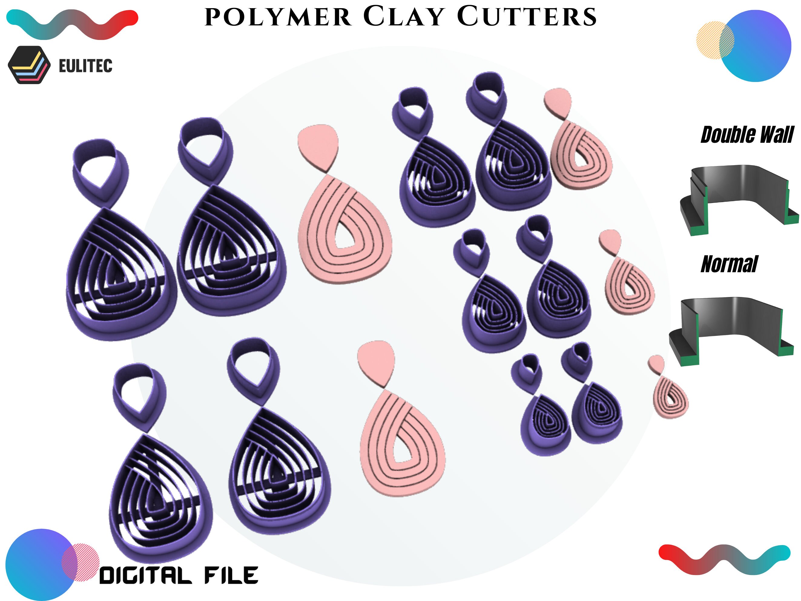 STL file Mean Girls Inspired Polymer Clay Cutter Set of 5 🔧・3D printing  design to download・Cults
