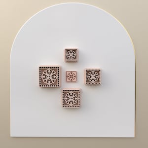 Polymer clay cutter to make square mosaic 4 size 2 version cuter /Digital .STL File * File For Use In A 3D Printer