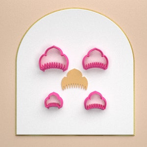 Polymer Clay Cutter Fallera Comb / Digital STL File / 4 Sizes / 2 Cutting Versions