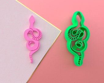 Polymer Clay Cutter *4 Sizes /Snake/Digital .STL File * File For Use In A 3D Printer