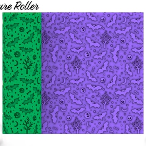 Roller Texture Polymer Clay /Halloween Vampire Night/ Digital STL File* File For Use In A 3D Printer