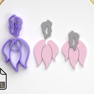 polymer clay cutter *5 sizes and 2 cutting versions/triple blade and organic/STL FILE