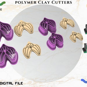 Polymer Clay Cutter *4 Sizes /Whale Tail/Digital .STL File * File For Use In A 3D Printer