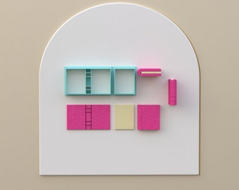 Polymer Clay Cutter *6 Sizes *3 version cut/Book /Digital .STL File * File For Use In A 3D Printer