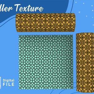 Roller Texture Polymer Clay/ Digital STL File* File For Use In A 3D Printer