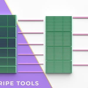 Polymer Clay Cutter Stripe Tool *3 Sizes 2 cut version/Digital .STL File * File For Use In A 3D Printer