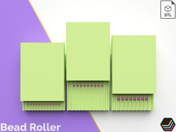 Polymer Clay Tools Bead Roller Micro Round Shape | 2mm, 3mm, 4mm | Tools | STL file for 3D printing