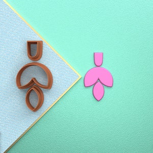 Digital File Polymer clay cutter 5 size/ Plant leaves/Digital .STL File * File For Use In A 3D Printer