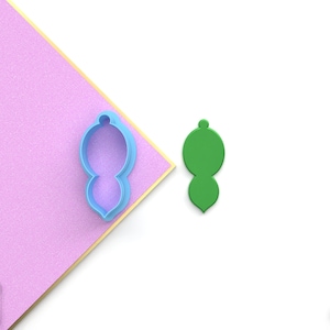 Digital .STL Polymer Clay Cutter Model 14 Ornament Xmas *6 Size 3 Version Cut/Xmas-Christmas/File For Use In A 3D Printer