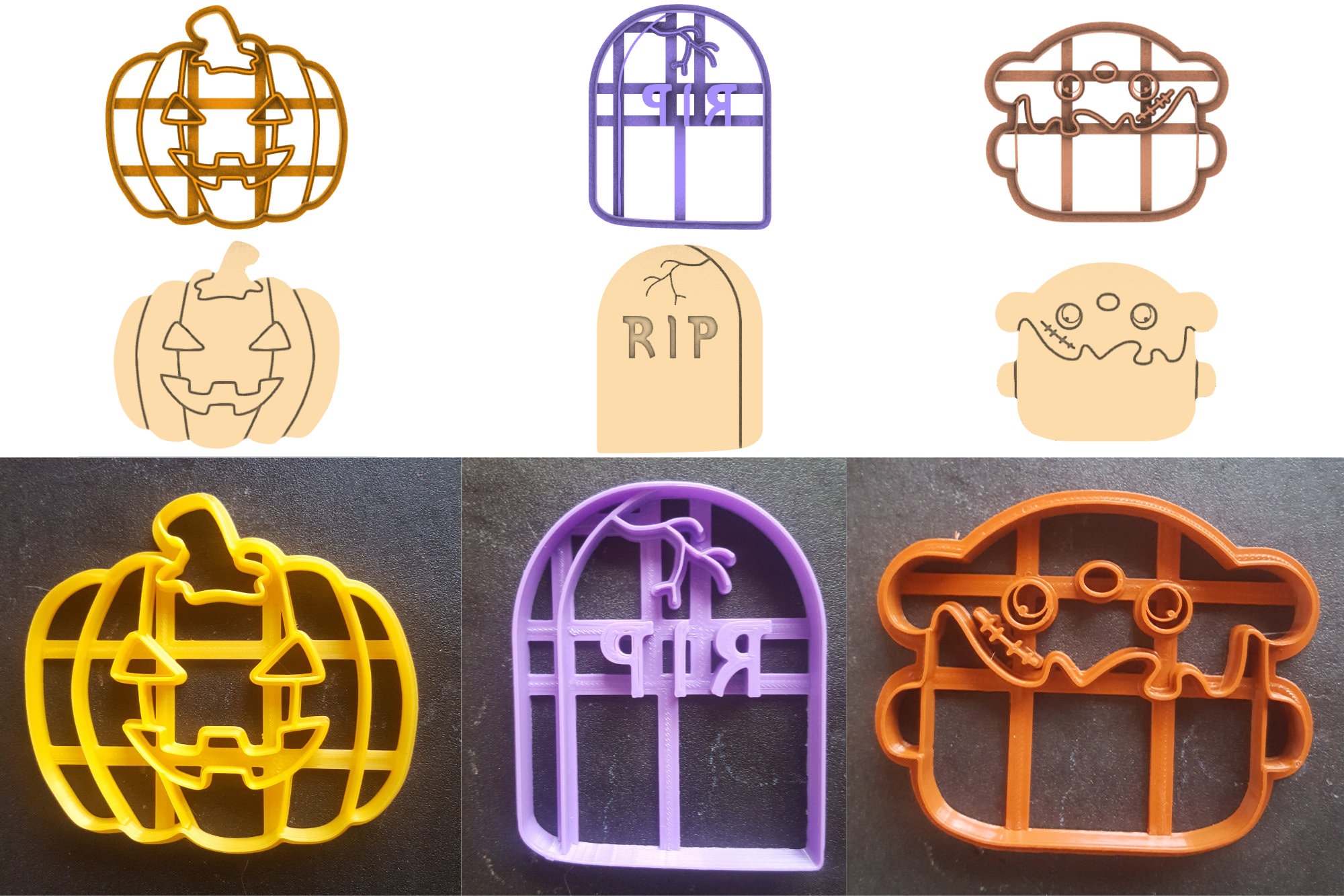 STL file CHRISTMAS COOKIE CUTTERS - small size 🎄・3D print object to  download・Cults